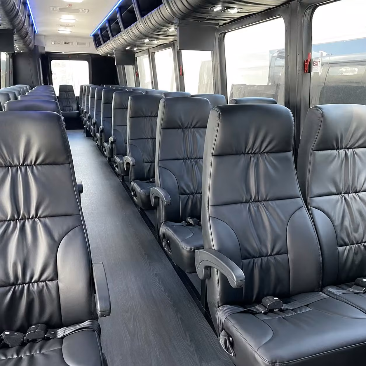 25 passenger minibus inside