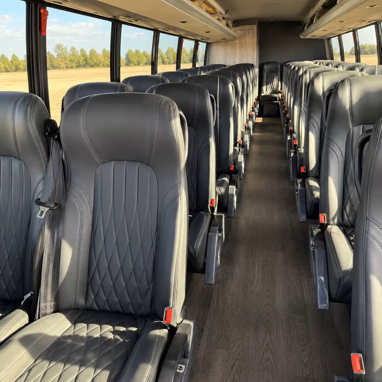 35 passenger minibus inside